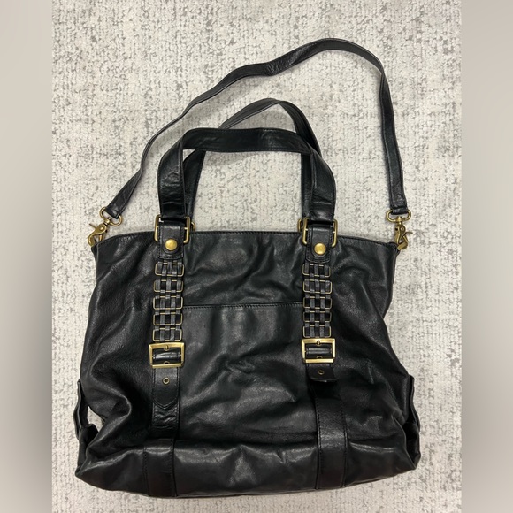 Kooba Large Black Leather Hobo Bag - Picture 3 of 15